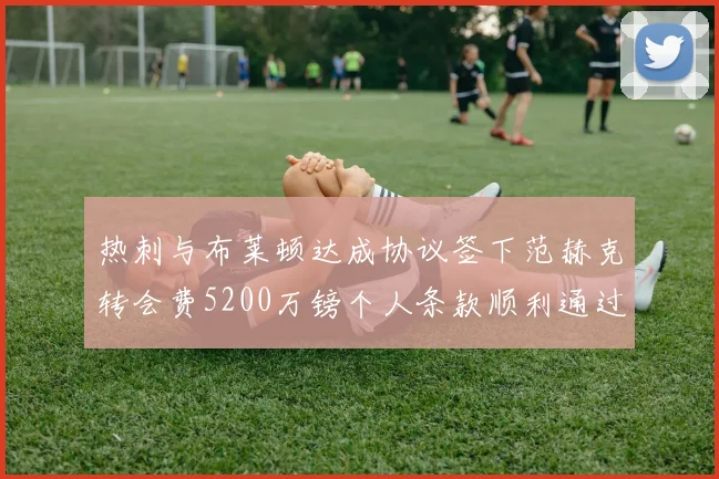 热刺与布莱顿达成协议签下范赫克转会费5200万镑个人条款顺利通过